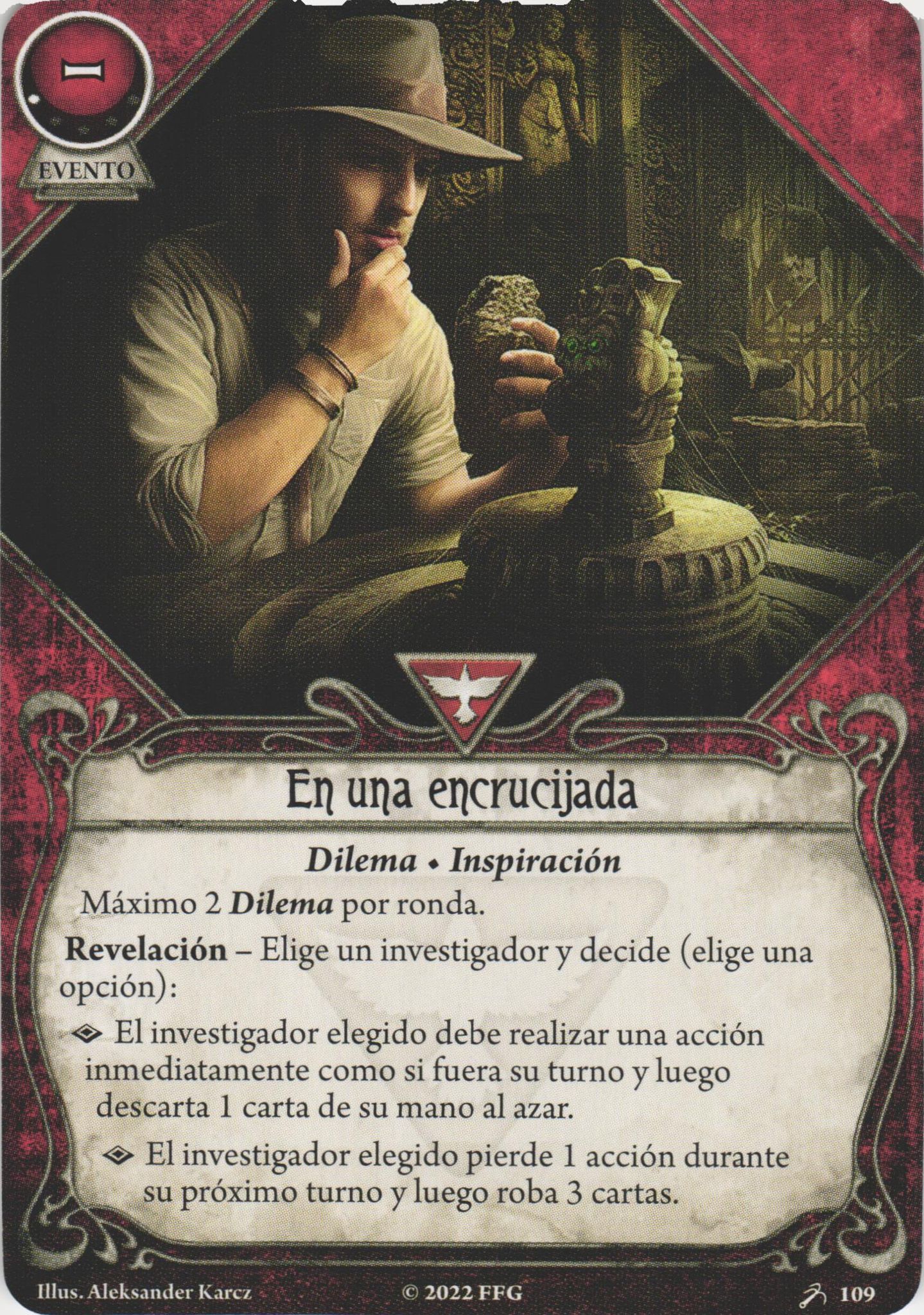 Carta de En una encrucijada